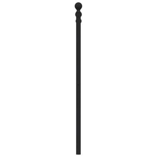Metalno uzglavlje crno 90 cm - Crna 90 cm 1 Cijena