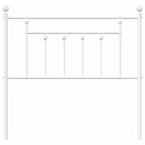 Metalno uzglavlje bijelo 90 cm - Bijela 90 cm 1 Cijena