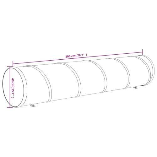 Tunel za pse plavi Ø 40 x 200 cm poliesterski - Ø 40 x 200 cm 1 Cijena