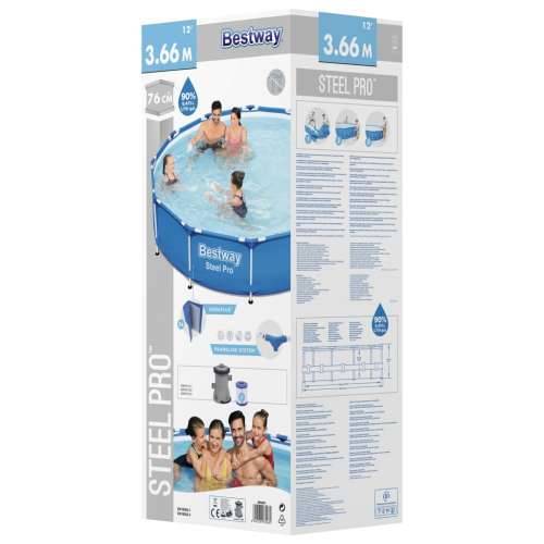 Bestway Steel Pro bazen s okvirom 366 x 76 cm Cijena