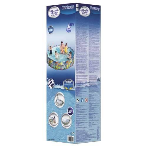 Bestway bazen s okvirom Steel Pro 305 x 66 cm Cijena