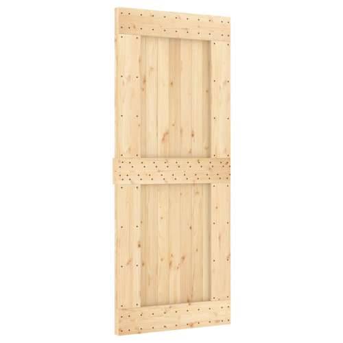 Klizna vrata s priborom za montažu 85 x 210 cm masivna borovina Cijena