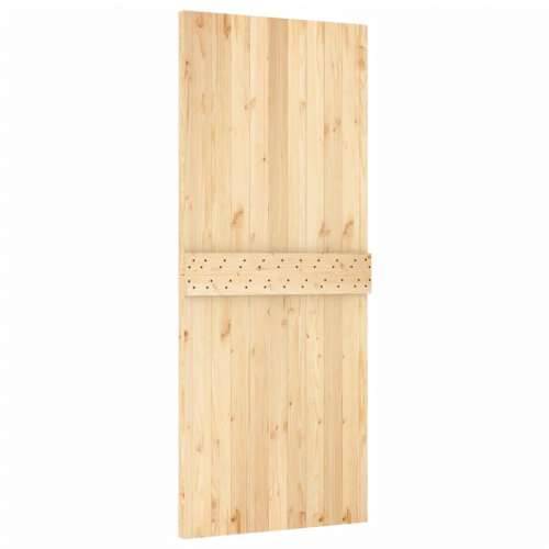 Klizna vrata s priborom za montažu 85 x 210 cm masivna borovina Cijena
