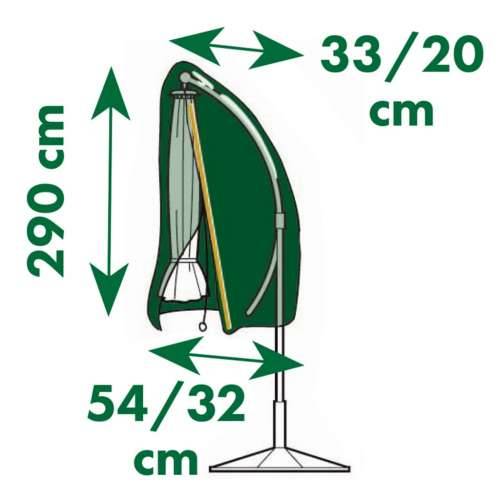 Nature zaštitna navlaka za nagnute suncobrane 54/32x290 cm - 54/32 x 290 cm 1 Cijena