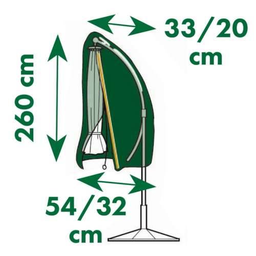 Nature zaštitna navlaka za nagnute suncobrane 54/32x260 cm - 54/32 x 260 cm 1 Cijena