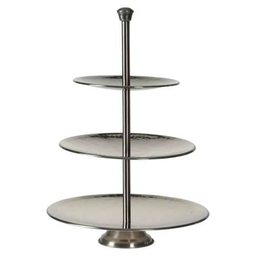 Excellent Houseware stalak za posluživanje s 3 razine 36,5 cm čelični Cijena