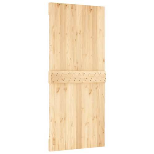 Klizna vrata s priborom za montažu 90 x 210 cm masivna borovina Cijena