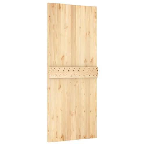 Klizna vrata s priborom za montažu 85 x 210 cm masivna borovina Cijena