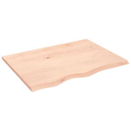 Stolna ploča 80 x 60 x 2 cm od netretirane masivne hrastovine - Prirodna 80 x 60 x 2 cm 1 Cijena