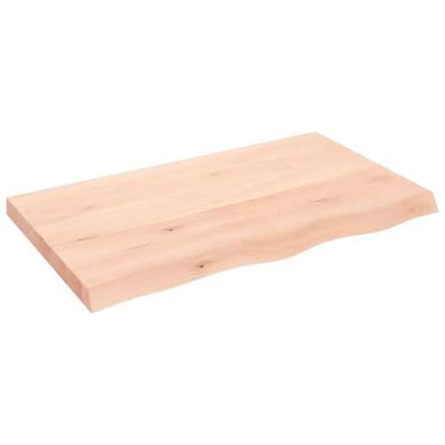 Stolna ploča 100x60x(2-6) cm od netretirane masivne hrastovine - Prirodna 100 x 60 x 6 cm 1 Cijena