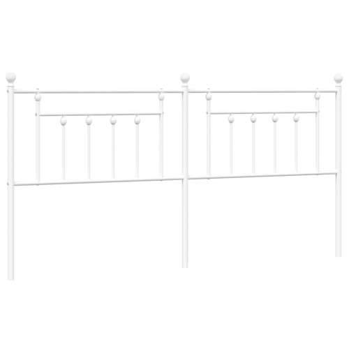 Metalno uzglavlje bijelo 200 cm - Bijela 200 cm 1 Cijena