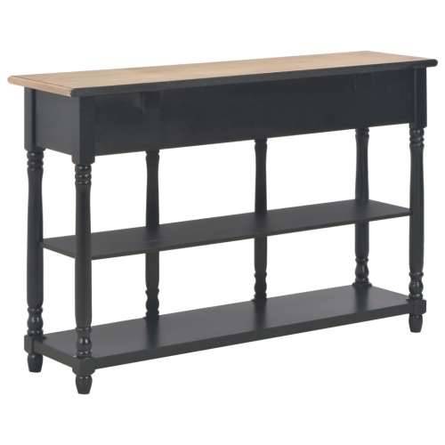 Konzolni stol crni 110 x 30 x 76 cm od konstruiranog drva Cijena
