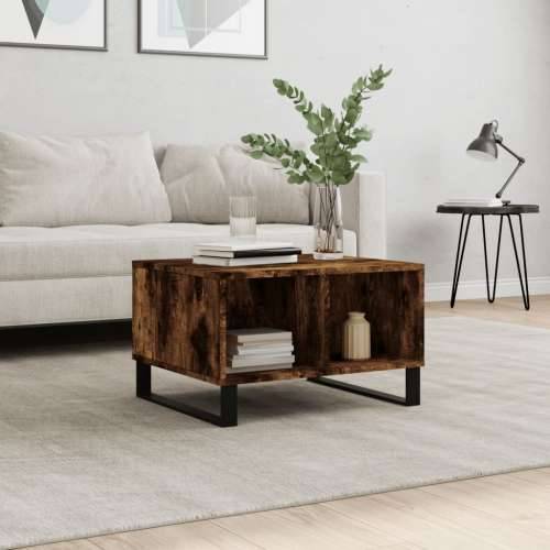 Stolić za kavu boja hrasta 60x50x36,5 cm konstruirano drvo - Dimljeni hrast 1 Cijena
