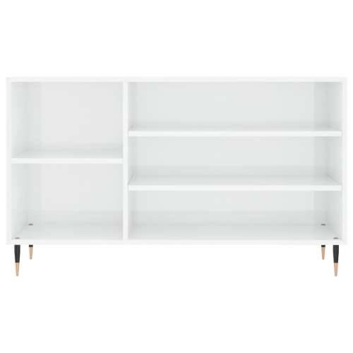 Ormarić za cipele sjajni bijeli 102x36x60 cm konstruirano drvo - Visoko sjajno bijela 1 Cijena