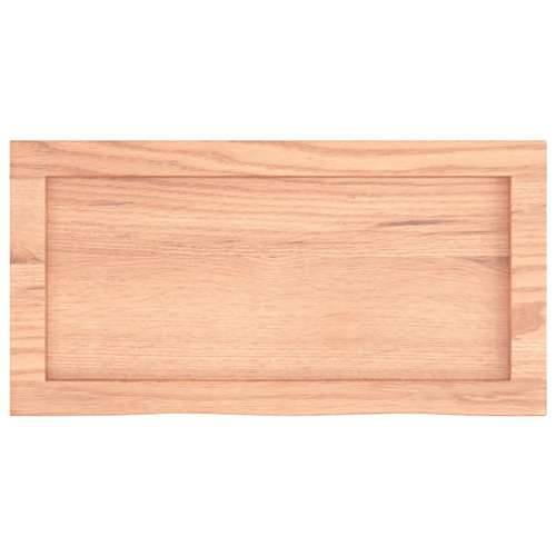 Kupaonska radna ploča svjetlosmeđa 60x30x(2-4) cm masivno drvo - Svjetlosmeđa 60 x 30 x 4 cm Cijena