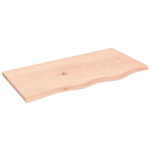 Stolna ploča 80 x 40 x 2 cm od netretirane masivne hrastovine Cijena