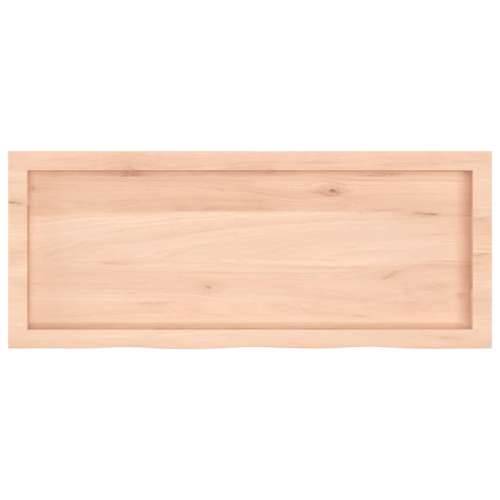 Kupaonska radna ploča 100x40x(2-4) cm netretirano masivno drvo - Prirodna 100 x 40 x 4 cm Cijena