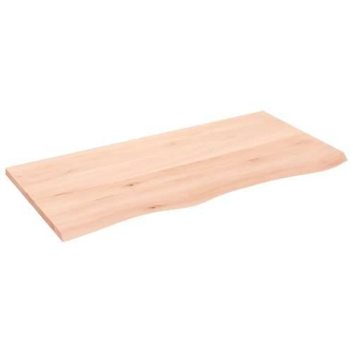 Stolna ploča 100 x 50 x 2 cm od netretirane masivne hrastovine - Prirodna 100 x 50 x 2 cm 1 Cijena
