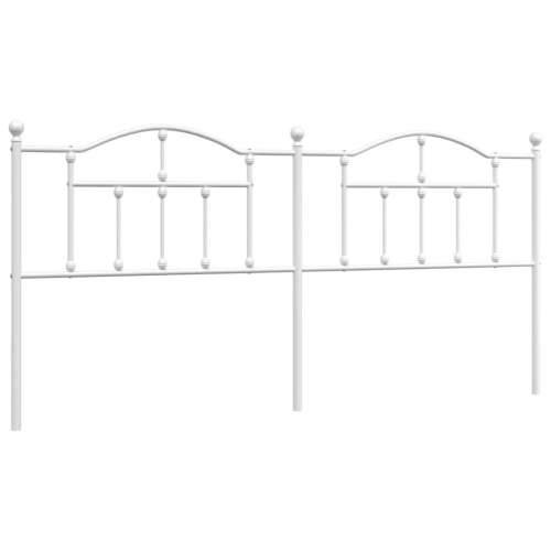 Metalno uzglavlje bijelo 200 cm - Bijela 200 cm 1 Cijena