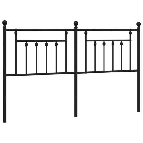 Metalno uzglavlje crno 160 cm - Crna 160 cm 1 Cijena