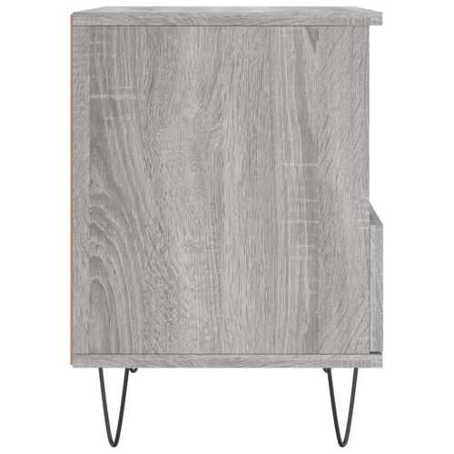 Noćni ormarić boja hrasta sonome 40x35x50 cm konstruirano drvo - Sivi hrast sonoma 1 Cijena
