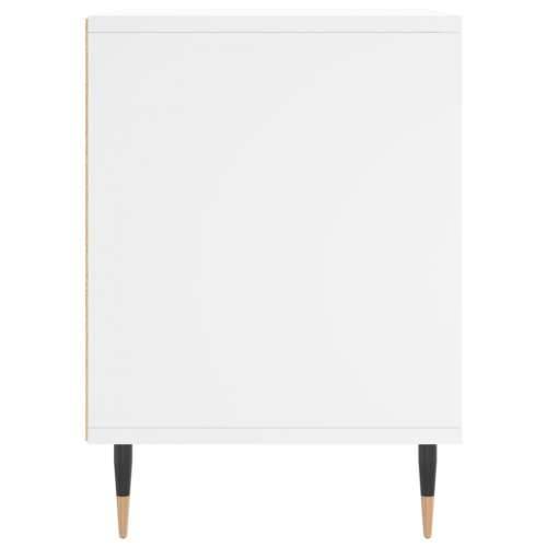 Noćni ormarić bijeli 40 x 35 x 50 cm od konstruiranog drva - Bijela 1 Cijena