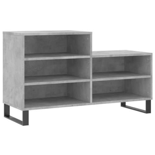 Ormarić za cipele boja betona 102x36x60 cm konstruirano drvo - Beton siva 1 Cijena