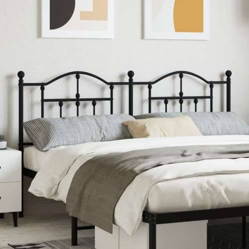 Metalno uzglavlje crno 160 cm - Crna 160 cm 1 Cijena