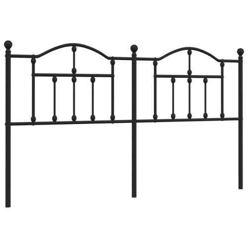 Metalno uzglavlje crno 160 cm - Crna 160 cm 1 Cijena