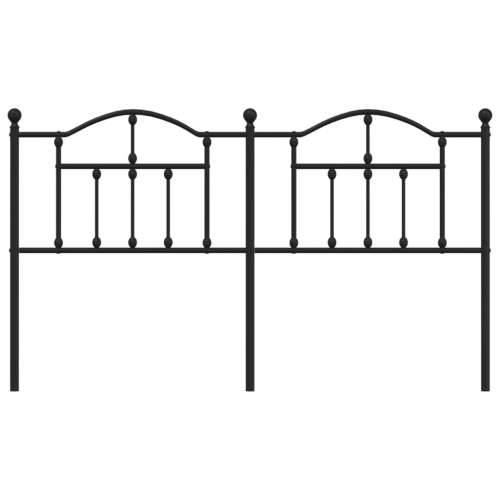 Metalno uzglavlje crno 160 cm - Crna 160 cm 1 Cijena