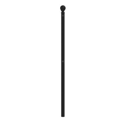 Metalno uzglavlje crno 160 cm - Crna 160 cm 1 Cijena
