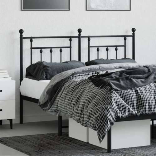 Metalno uzglavlje crno 150 cm - Crna 150 cm 1 Cijena