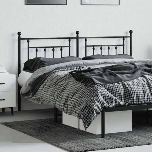 Metalno uzglavlje crno 180 cm - Crna 180 cm 1 Cijena