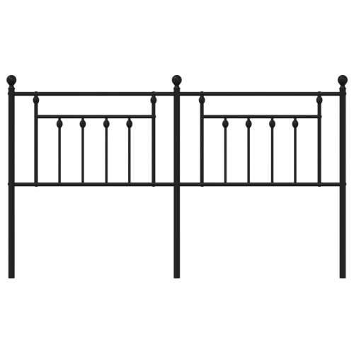 Metalno uzglavlje crno 180 cm - Crna 180 cm 1 Cijena