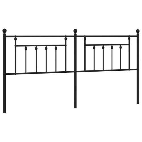 Metalno uzglavlje crno 200 cm - Crna 200 cm 1 Cijena