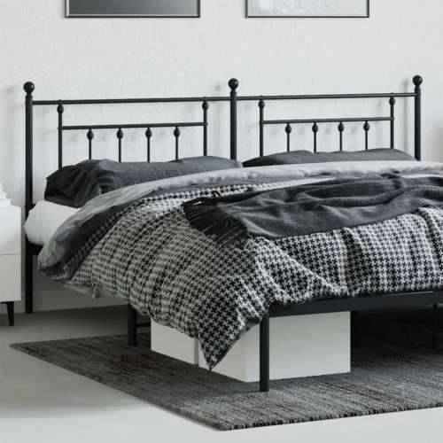 Metalno uzglavlje crno 200 cm - Crna 200 cm 1 Cijena