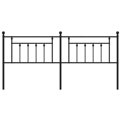 Metalno uzglavlje crno 200 cm - Crna 200 cm 1 Cijena