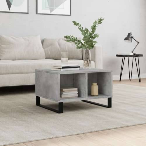 Stolić za kavu boja betona 60x50x36,5 cm konstruirano drvo - Beton siva 1 Cijena