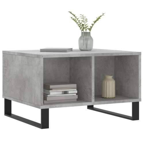 Stolić za kavu boja betona 60x50x36,5 cm konstruirano drvo - Beton siva 1 Cijena