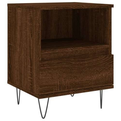 Noćni ormarići 2 kom boja hrasta 40x35x50 cm konstruirano drvo - Smeđi hrast 2 Cijena