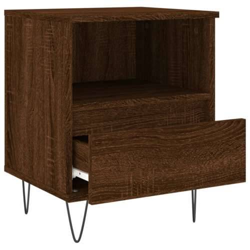 Noćni ormarići 2 kom boja hrasta 40x35x50 cm konstruirano drvo - Smeđi hrast 2 Cijena