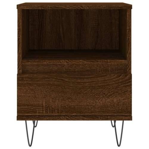Noćni ormarići 2 kom boja hrasta 40x35x50 cm konstruirano drvo - Smeđi hrast 2 Cijena