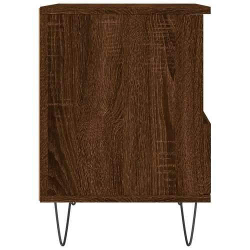 Noćni ormarići 2 kom boja hrasta 40x35x50 cm konstruirano drvo - Smeđi hrast 2 Cijena