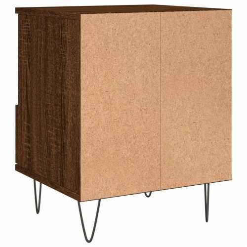 Noćni ormarići 2 kom boja hrasta 40x35x50 cm konstruirano drvo - Smeđi hrast 2 Cijena