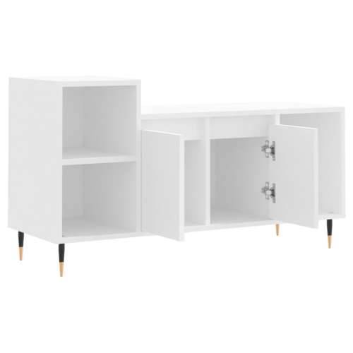 TV ormarić bijeli 100 x 35 x 55 cm od konstruiranog drva - Bijela 1 Cijena