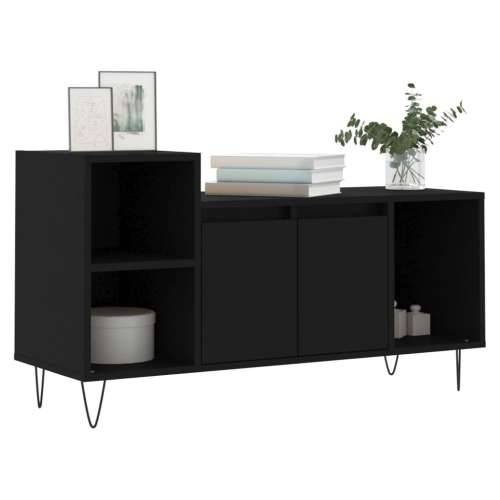 TV ormarić crni 100 x 35 x 55 cm od konstruiranog drva - Crna 1 Cijena