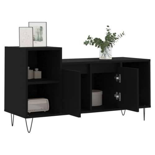 TV ormarić crni 100 x 35 x 55 cm od konstruiranog drva - Crna 1 Cijena