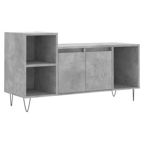 TV ormarić boja betona 100x35x55 cm od konstruiranog drva - Beton siva 1 Cijena