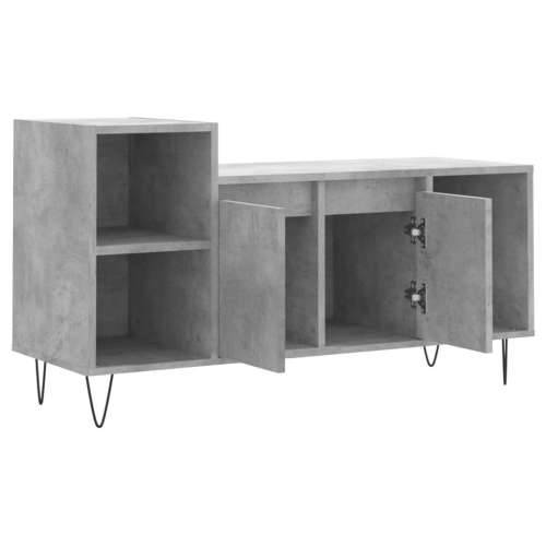 TV ormarić boja betona 100x35x55 cm od konstruiranog drva - Beton siva 1 Cijena