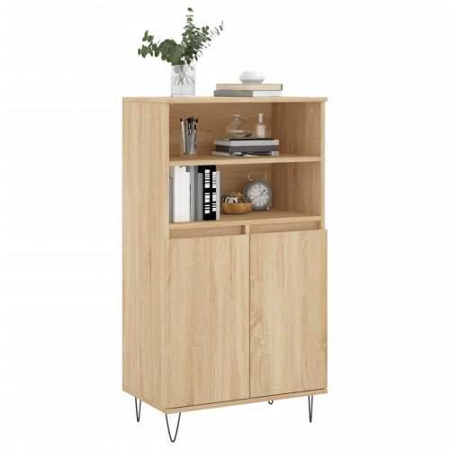 Visoka komoda hrasta sonome 60x36x110 cm od konstruiranog drva - sonoma hrast 1 Cijena